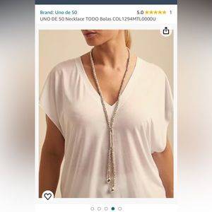 UNOde50 long statement necklace